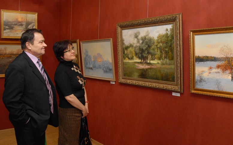 В выставочном зале «Тушино» была выставлена экспозиция картин «Пейзажи Поволжья»